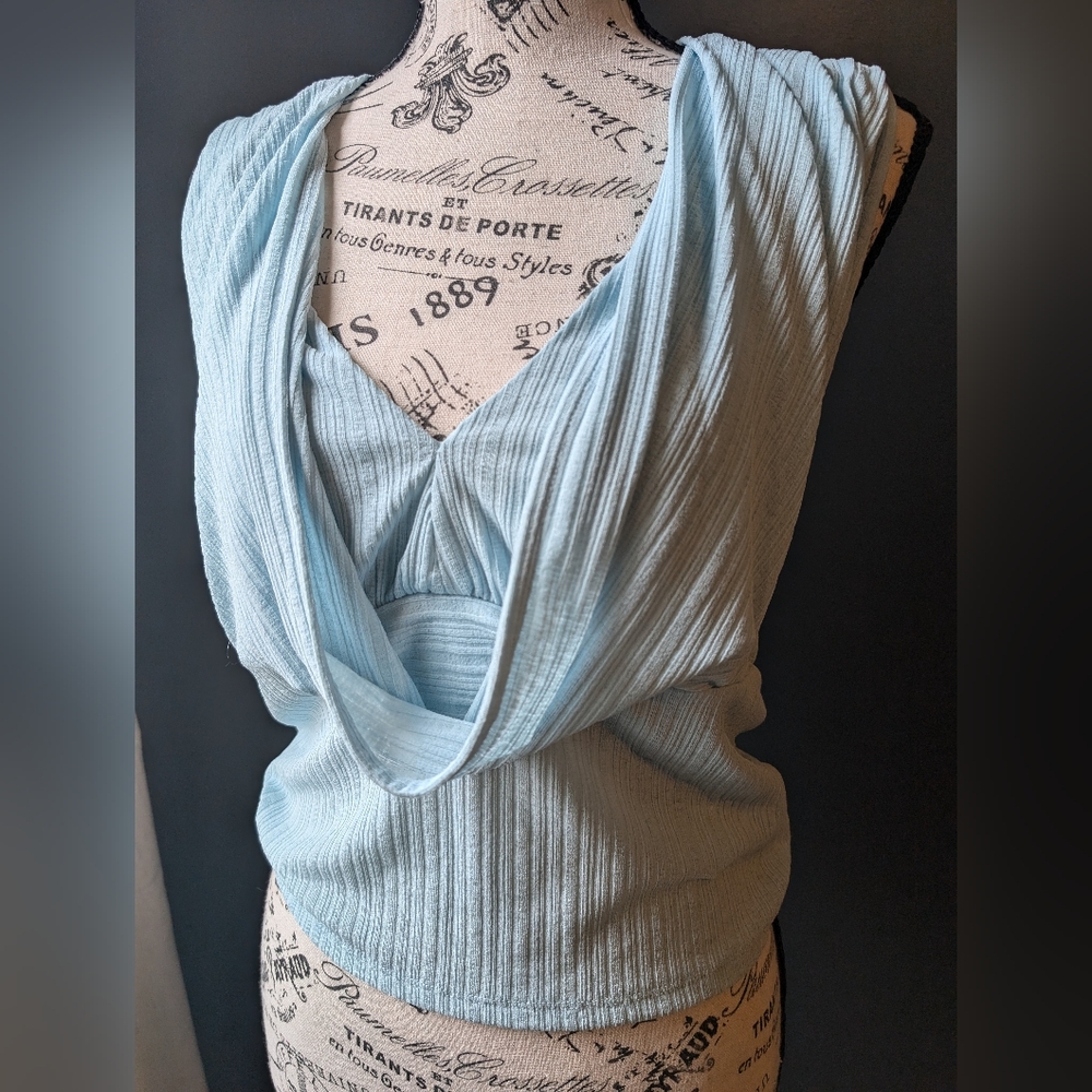 Anthropologie Light Blue Top